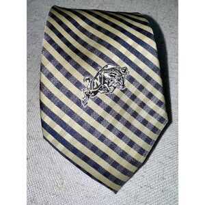 USNA US Naval Academy Bill The Goat Tie Blue Gold Logo Necktie United States